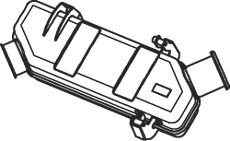 Teava esapament (lungime:820mm) potrivit SCANIA P,G,R,T DC16.04-DC16.22 dupa 2004