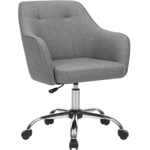 Scaun de birou ergonomic, inaltime reglabila, 65x69x(83-93) cm, gri