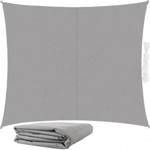 Copertina prelata de soare, dreptunghiulara, impermeabila, cu protectie UV, 300x250 cm, gri