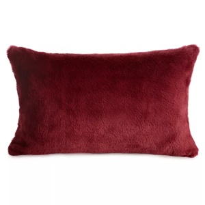 Față de pernă decorativă din blană moale și catifea – 30x50 cm | NINA Premium