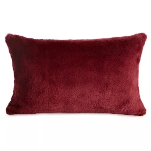 Față de pernă decorativă din blană moale și catifea – 30x50 cm | NINA Premium