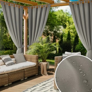 Perdea de exterior din material impermeabil, perfectă pentru grădină și terasă - Img 2