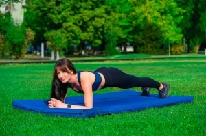 Saltea sport FlexiCore pentru exerciții la sol, 200\100 de culoare Rosu - Img 7