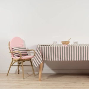 Față de masă Jacquard Moss, Maglia Raya Rosa 160x100 cm - Img 4