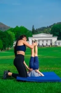 Saltea sport FlexiCore pentru exerciții la sol, 200\90 de culoare Verde - Img 2