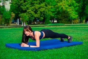 Saltea sport FlexiCore pentru exerciții la sol, 200\90 de culoare Negru - Img 3