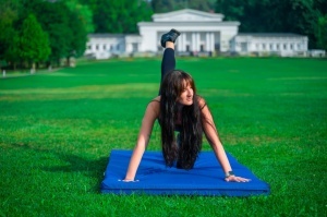 Saltea sport FlexiCore pentru exerciții la sol, 200\100 de culoare Rosu - Img 8