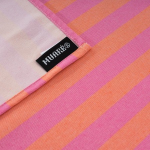 Față de masă Jacquard Orange, Maglia Stripe Fuchsia 160x160 cm - Img 5