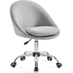 Scaun de birou ergonomic, inaltime reglabila, 60x60x(80-90) cm, gri