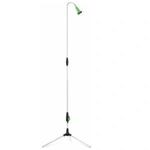 Dus de gradina pe trepied cu conectare la furtun, reglabil pe inaltime, utilizare exterior, 210 cm