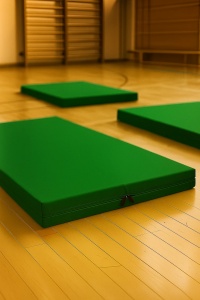 Saltea sport FlexiCore pentru exerciții la sol, 200\100 de culoare Verde