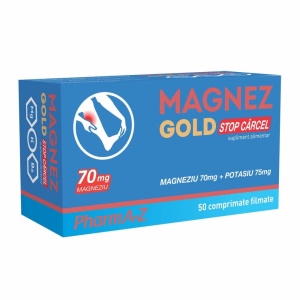 Magnez Gold Stop Carcel, 50 Comprimate, PharmA-Z