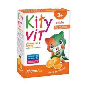 Kityvit Vitamina C 250 mg, 40 Comprimate, PharmA-Z
