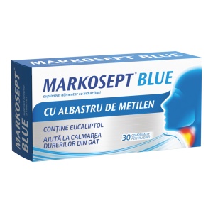 MARKOSEPT BLUE 3 bls x 10 comprimate pentru supt