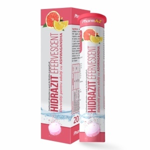 Hidrazit electroliti adulti cu ashwagandha, 20 comprimate efervescente, PharmA-Z