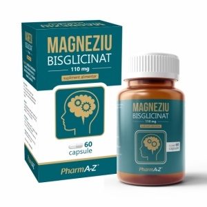 Magneziu bisglicinat 60 cps, PharmA-Z