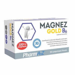 Magnez Gold B6, 50 Tablete, PharmA-Z
