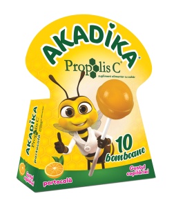AKADIKA PROPOLIS C PORTOCALĂ x 10 acadele