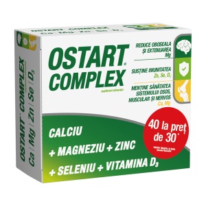 OSTART COMPLEX Ca+Mg+Zn+Se+D3 4 bls x 10 cpr film