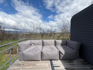 Canapea lounge din puf la comandă | Terasă, piscină și HoReCa