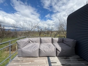 Canapea lounge din puf la comandă | Terasă, piscină și HoReCa