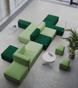 Set din spumă personalizat pentru HoReCa, recepții și lounge | Confort modular