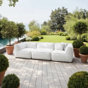 Canapea din puf la comandă | Terasă, piscină și HoReCa premium