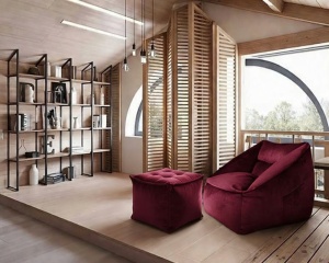 Fotoliu puf tip Bean Bag elegant pentru living | Relaxare premium