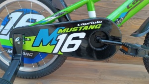 Bicicleta copii 16 Capriolo Mustang verde negru - Img 6