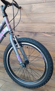 Bicicleta copii 20 Capriolo Diavolo gri violet 11 - Img 3