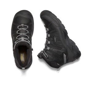 Ghete barbati Keen Circadia Mid Polar impermeabile negru/gri 41 - Img 4