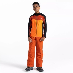 Hanorac copii Dare2B Thriving core stretch oranj negru - Img 4