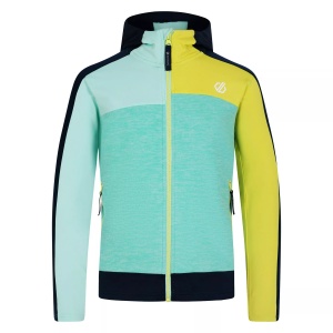 Hanorac copii Dare2B Thriving II Core Stretch Midlayer | Mint Green Moonlight Denim