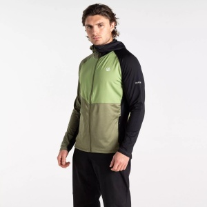 Jacheta barbati Dare2B Assimilate II Core Stretch Midlayer verde oliv/negru - Img 1