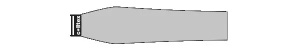 Piele foca Colltex CUT TO SIZE Standard TODI Mix Blue 130mm + prindere fata 41 + camlock - Img 3