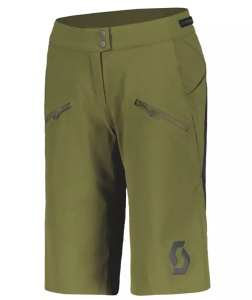 SHORTS SCOTT TRAIL VERTIC PRO W/PAD fir green pentru femei S - Img 1