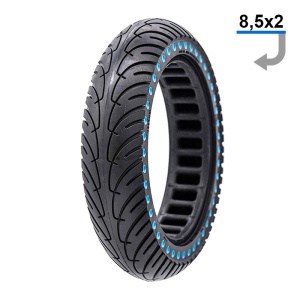 Anvelopa plina trotineta Ultra-Light 8.5x2 Negru/Albastru
