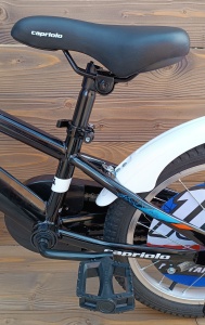 Bicicleta copii 16 Capriolo Mustang negru albastru rosu - Img 4