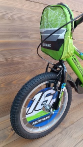 Bicicleta copii 16 Capriolo Mustang verde negru - Img 3