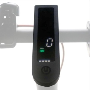 Black waterproof silicone protector for a simple display