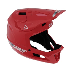 Casca Leatt MTB Gravity 1.0 Jr Fire Red XXS - 51-52cm - Img 1