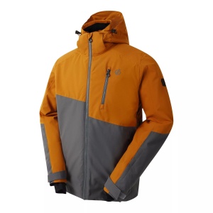 Geaca schi barbati Dare2B Halfpipe III pumpkin spice/gri - Img 2