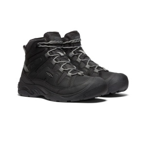Ghete barbati Keen Circadia Mid Polar impermeabile negru/gri 41