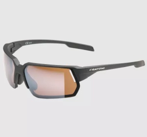 Ochelari Cratoni C-Lite COLR+ Sport black matt amber with silver mirror