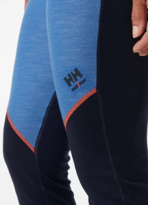 Pantaloni dama termo Helly Hansen Lifa Merino Base Layer, bleumarin/albastru M - Img 5