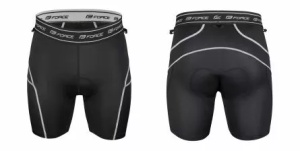 Pantaloni Force Blade MTB cu sub-pantaloni cu bazon Negru - Img 2