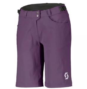 SHORTS SCOTT TRAIL FLOW W/PAD vivid purple pentru femei M - Img 1
