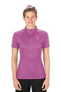Tricou CUBE TOUR Core WS Full ZIP S/S Violet - Img 3