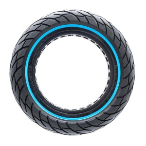 Anvelopa plina trotineta Ultra-Light 10x2.5 pentru jante 34mm Negru/Albastru - Img 3