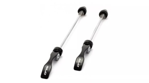 Ax tubular XLC Quick Release-Set QR-L02 Alu/Cr-Mo black, fata/spate